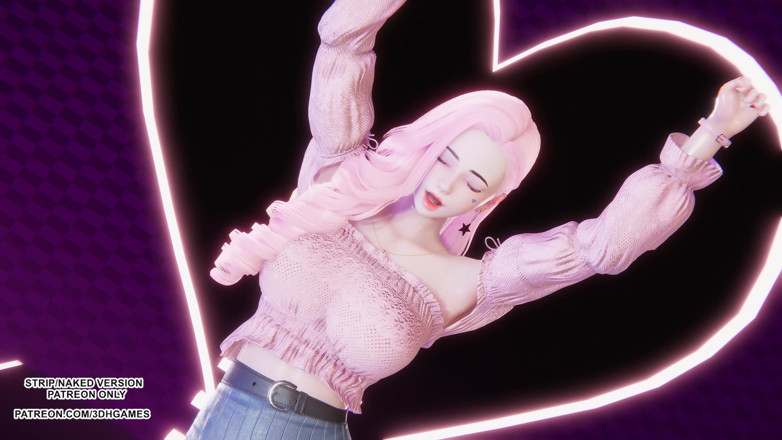 3D-Hentai Games: Doja Cat - Скажи так, сексуальный стриптиз, танец, Лига легенд, хентай без цензуры
