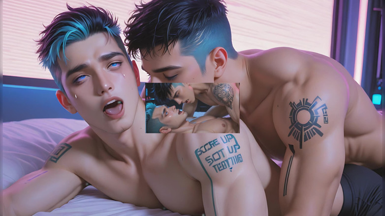 LustMen: Adegan hot yaoi edging bareng ahegao yang bakal bidik kamu