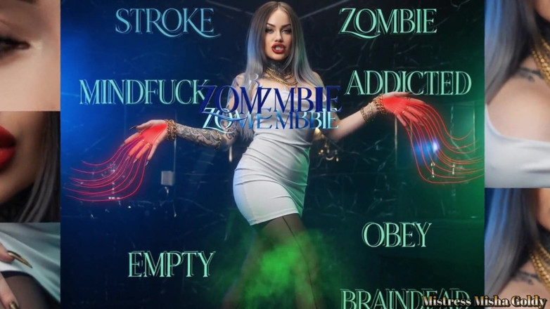 Goddess Misha Goldy: Plăcerea mea neajutorată zombie