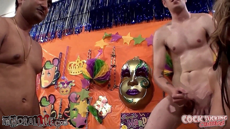All Group Sex: Creampies, łańcuchy na brzuch i kompletny chaos w wyzwanie ssania kutasa -...
