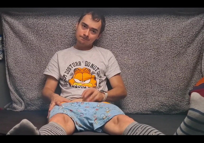 The college boy: Solo de masturbação