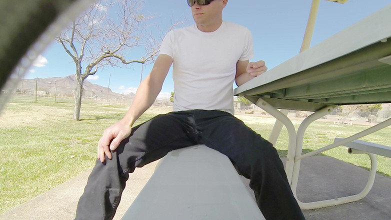 Lapetus: Pissing My Black Pants and White Briefs 4 Parks