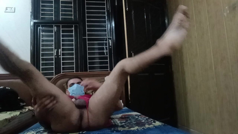Desi shikha: Indische ladyboy met enorme kont en enorme lul