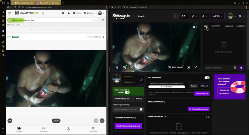 Perversalus: Streaming Langsung