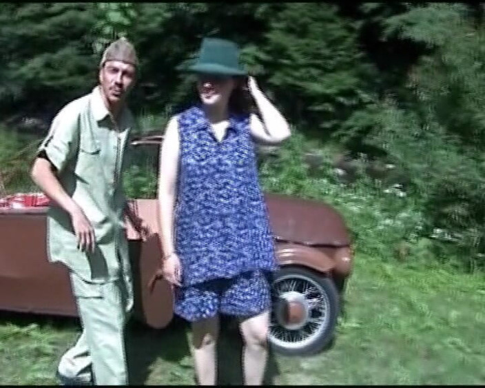 German's Old Chicks: O doamnă din Germania a fost futută în aer liber în acest...