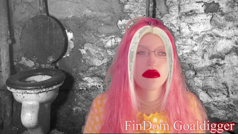 FinDom Goaldigger: Transformação no banheiro de ouro