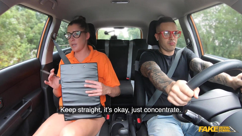 Fake Driving School: Rough Sex for Sexy New Instructor