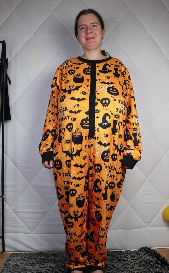 Lena Rose: Meu novo pijama de Halloween de Shein 2