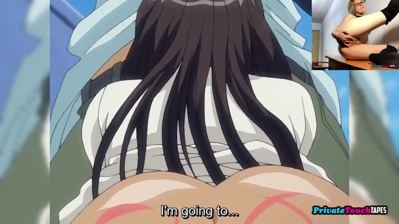 Private touch: Minha buceta fica molhada quando eu assisto Hentai sem censura