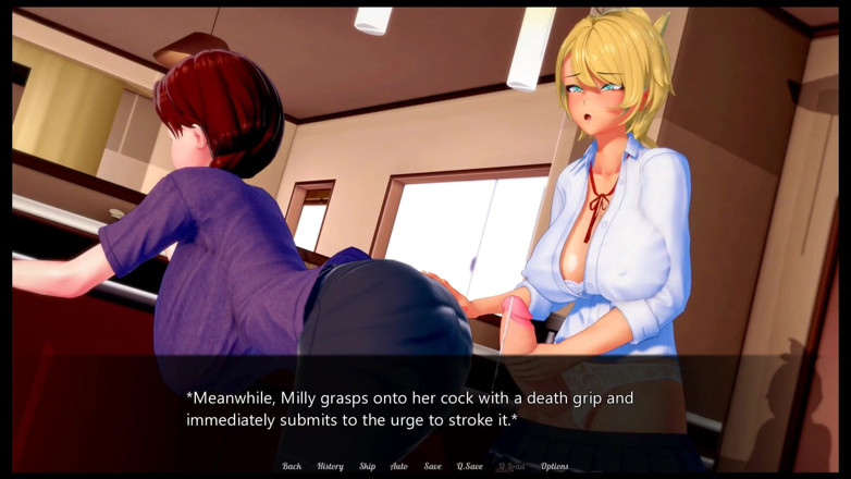 Cum in Futa: Lumea lui Futa de Ntr Futanari Hentai joc porno Ep.1...