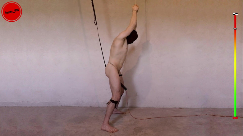 Tommy_1995: Gancio anale + castità + vibratore al limite - mungitura della prostata trattenuto...