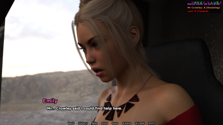 Porny Games: Lounatick'in nişanlısı - kavurucu çölde dölleme, döl ile hidrasyon 10