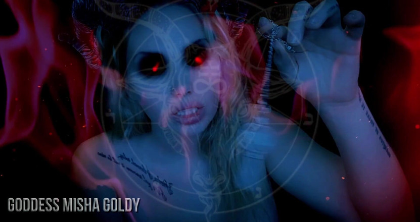 Goddess Misha Goldy: Відчуйте блаженство, яке я дарую вам і піддаю своїй демонічній любові!