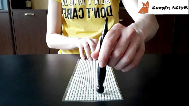 Saegin: 2[ASMR] Menggaru rhinestones (tiada bercakap)