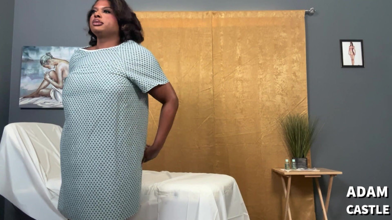 Adam Castle Trans: Dr Porno Anal Exam Fuck with BBW Tgirl