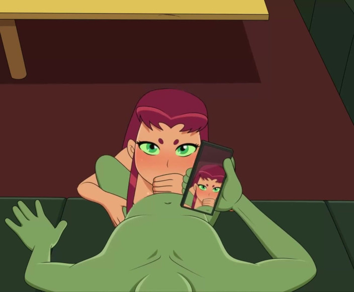 Velvixian_2D: Sex starfire a monster boy (bez zvuku)