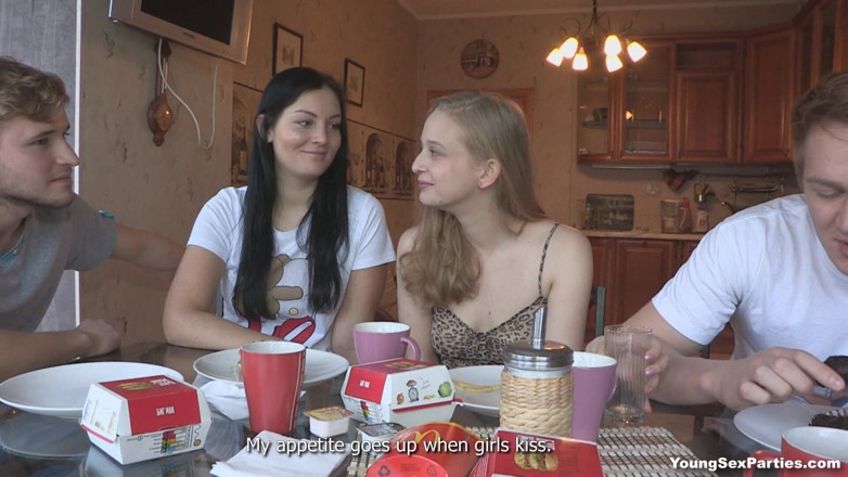 Young Sex Parties: Teens fuck in pairs and more