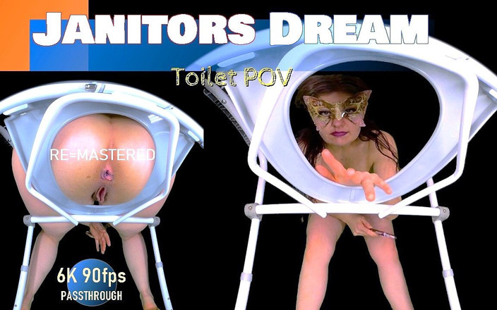 Ebony VR solos virtual reality adult films: Janitors Fantasi Vol. 1 - Mandi basah &amp; Voyeur pov