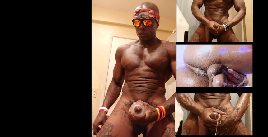 Hallelujah Johnson: 26일 흑인 대물 슬라이드쇼 사정 모음집