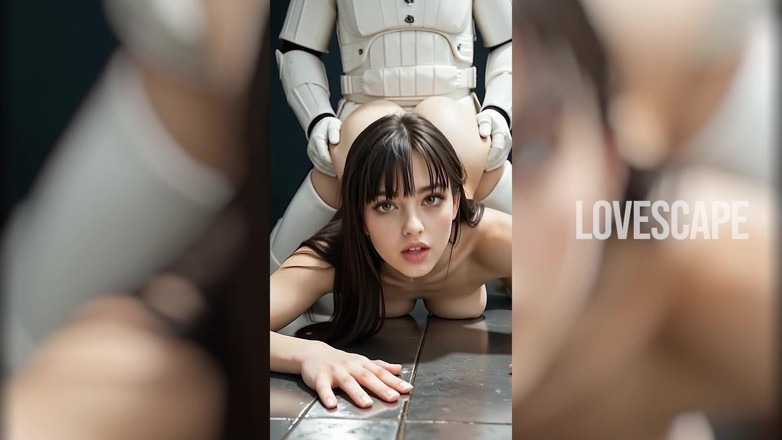 Lovescape: Краля штурмовик бере двох: дикий десантник утрьох