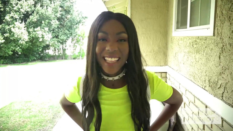 Hookup Hotshot: Sexy young ebony teen Tori Montana gets fucked dirty and...