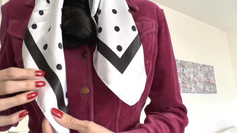 Lady Victoria Valente: Demonstrasi Tudung Satin Cantik, JOI, Lady Victoria Valente