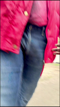 Out Walking Commando and the Monster Inside My Jeans Is Bulging Out