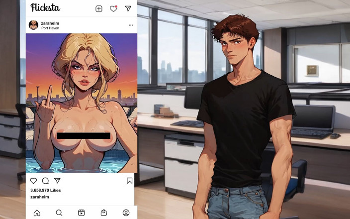 Studio-77: Une première grosse noire blonde - bienvenue à Port Haven 7