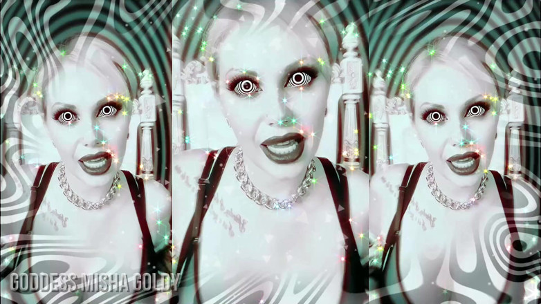 Goddess Misha Goldy: Spiraling reprogramming! You are my mindless creation!
