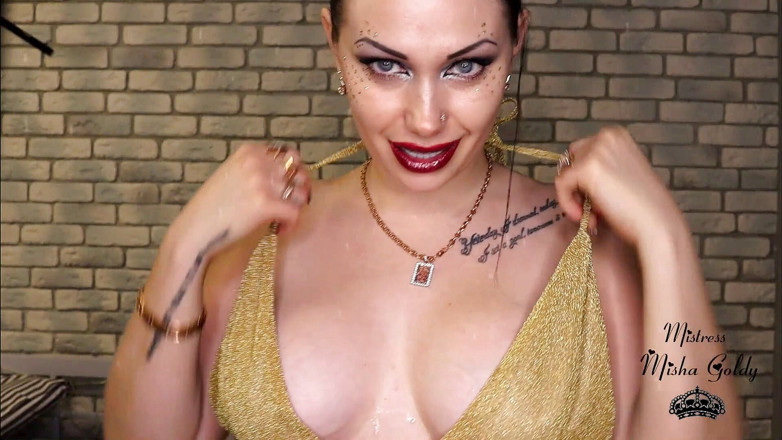 Goddess Misha Goldy: Klikken, Klikken, Klikken, Klikken op mijn clips! Je bent verslaafd...