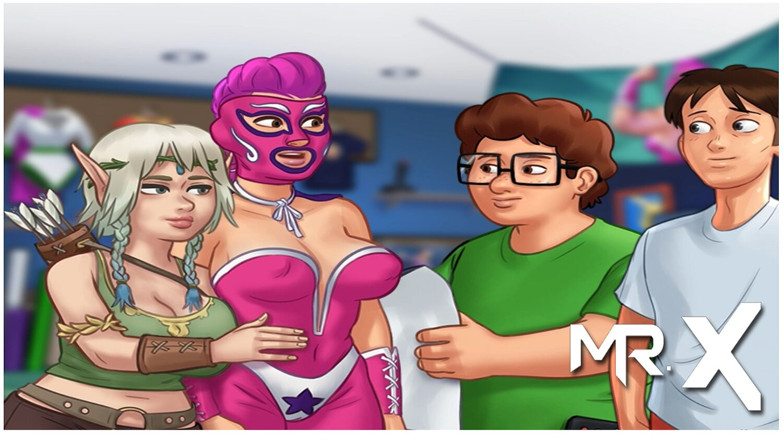 Mr Studio X: Summertimesaga - qui est cette lutteuse E2 n ° 2