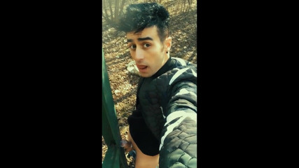 Idmir Sugary: आउटडोर वीर्य निकालना - लंड सेल्फ क्रीमपाइ