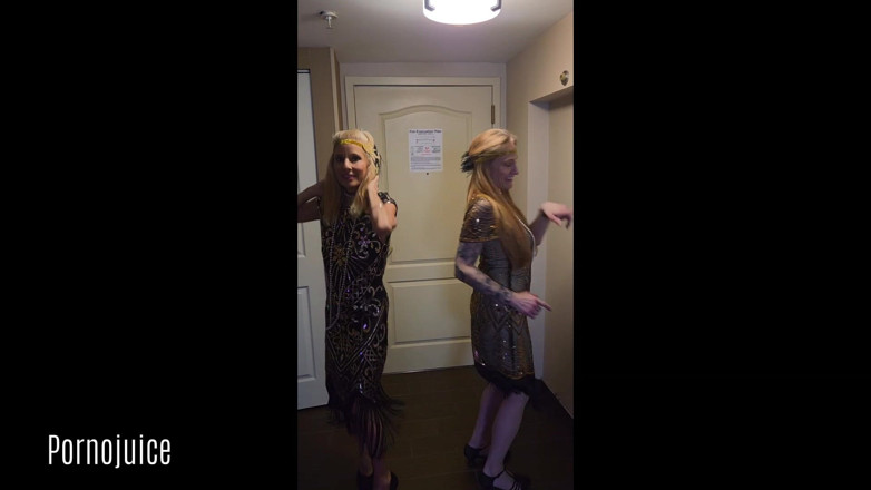 PornoJuice Faphouse: Flappers lesbiens sexy avec Xtrarenee et Dawn Layla