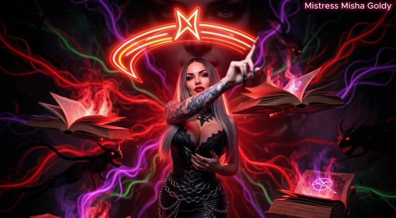 Goddess Misha Goldy: Pekelné sperma ničí tvou duši
