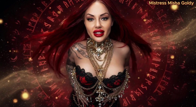 Goddess Misha Goldy: Rasakan tali saya menarik anda