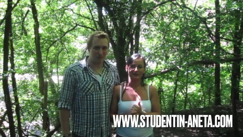 Studentin Aneta: Mein 1x seks in de buitenlucht!!