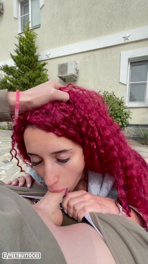 SweetButtocks: Redhead Babe Sucked and Substituted Her Pussy on My Dick