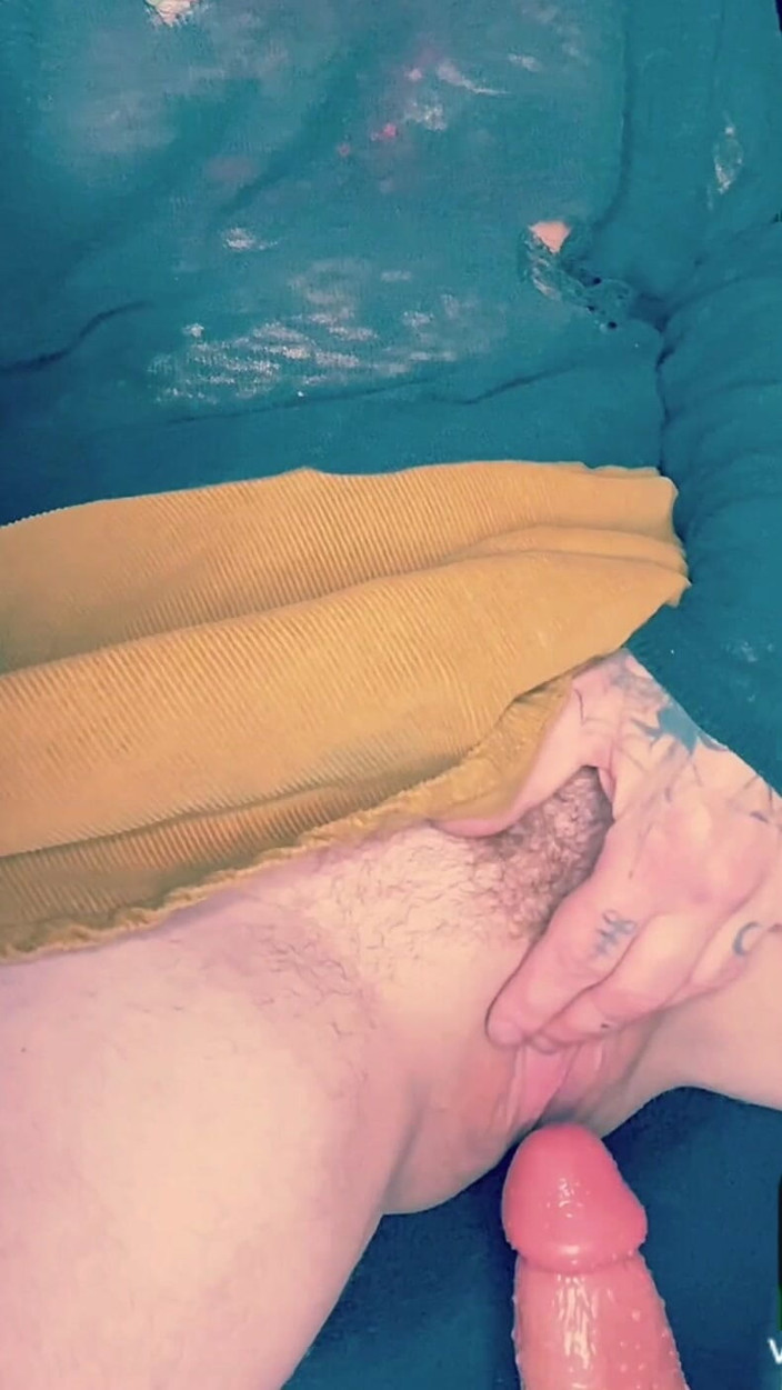 Theo Strange: Trans-twink im rock nimmt großen schwanz