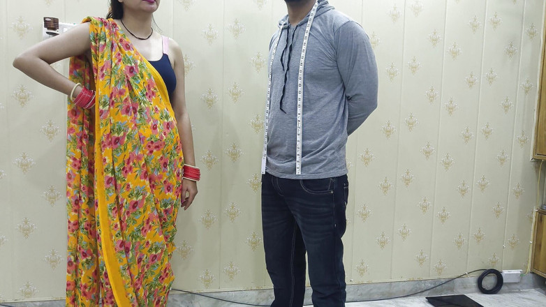 Hornycouple149: Sex indian bhabhi sexy cu Tailor Master în hindi vorbe murdare