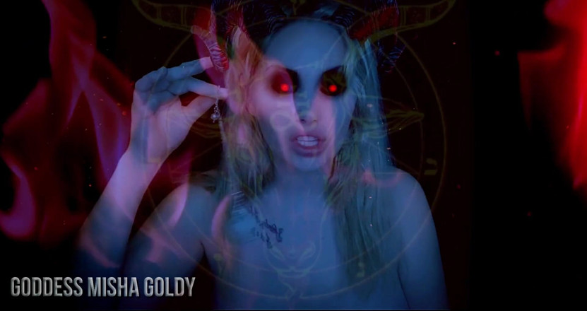 Goddess Misha Goldy: ¡Siente la felicidad de que te doy y se entrega...