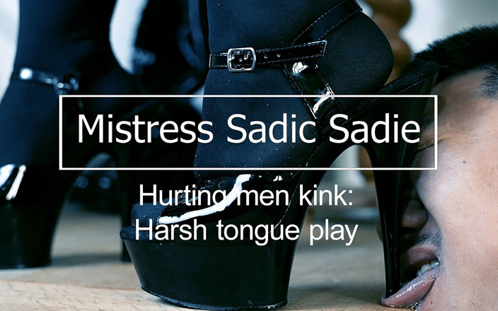 Sadic Sadie: Un gioco con la lingua duro! Distruggendo la Tua lingua...