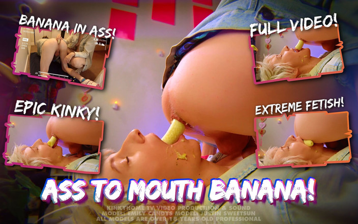 KinkyHome: Banány ze zadku do pusy!