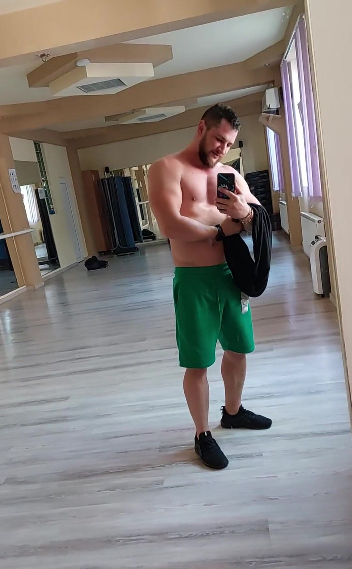 Michael Ragnar: Fitnessstudio clip bodybuilder und Personal Trainer