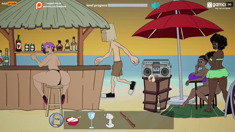 LewdArcade: Coleção fuckerman v1.3 praia completo jogo pornô jogo passo a...