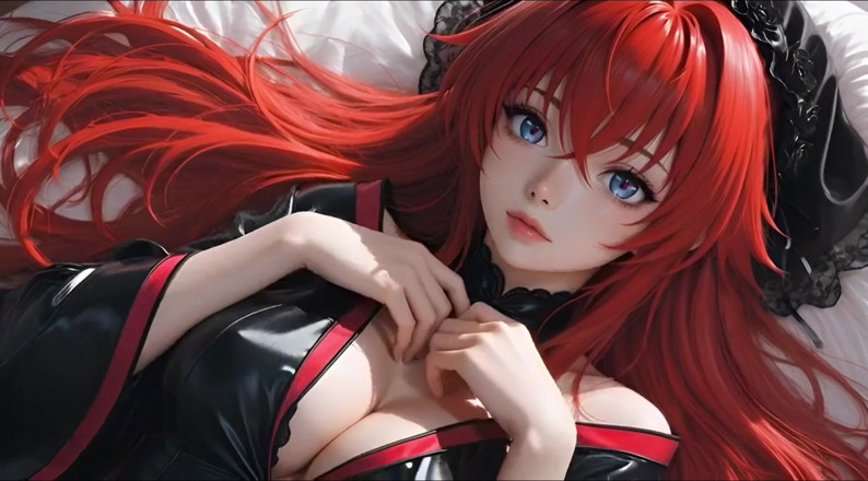 Ianimedia: High College nach Rias gremory strippt dessous bis nackte sinnliche...