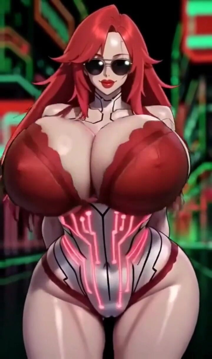 Hot girl dancing: ただの胸と音楽、AIアニメーション