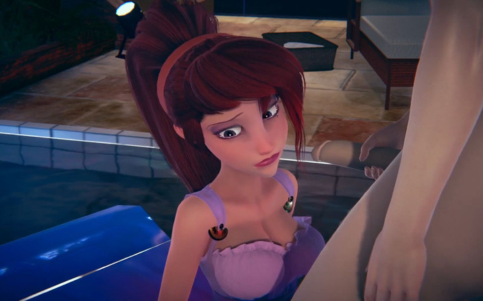 Wraith ward: Megara suger kuk: tecknad parodi