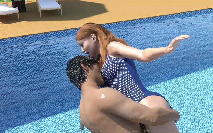 Adultgameplayvideos studio: Bini abang tiri saya #30 John Menekan Mukanya Terhadap Payudara Jennifer...