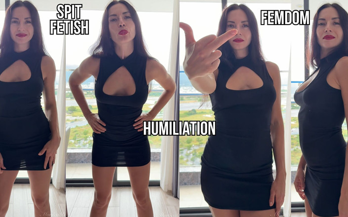 Princess Monica: Ti sputo e ti umilio, fottuta schiava ed umiliazione dominazione...