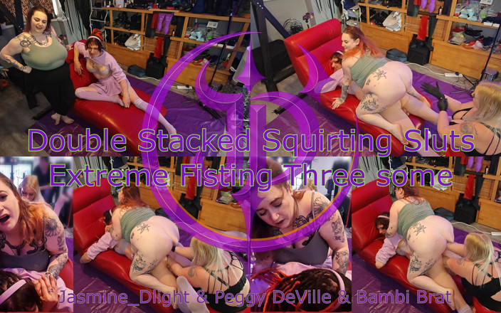 Jasmine Dlight - UK's most extreme anal porn star: Jasmine_dlight &amp; peggy Deville e bambi brat - troie con doppio squirting...
